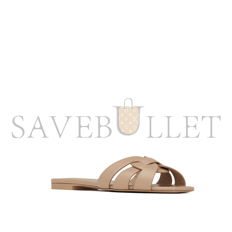 YSL TRIBUTE MULES IN SMOOTH LEATHER 572761AAAAH2721 YSL TRIBUTE MULES IN SMOOTH LEATHER 572761AAAAH2721